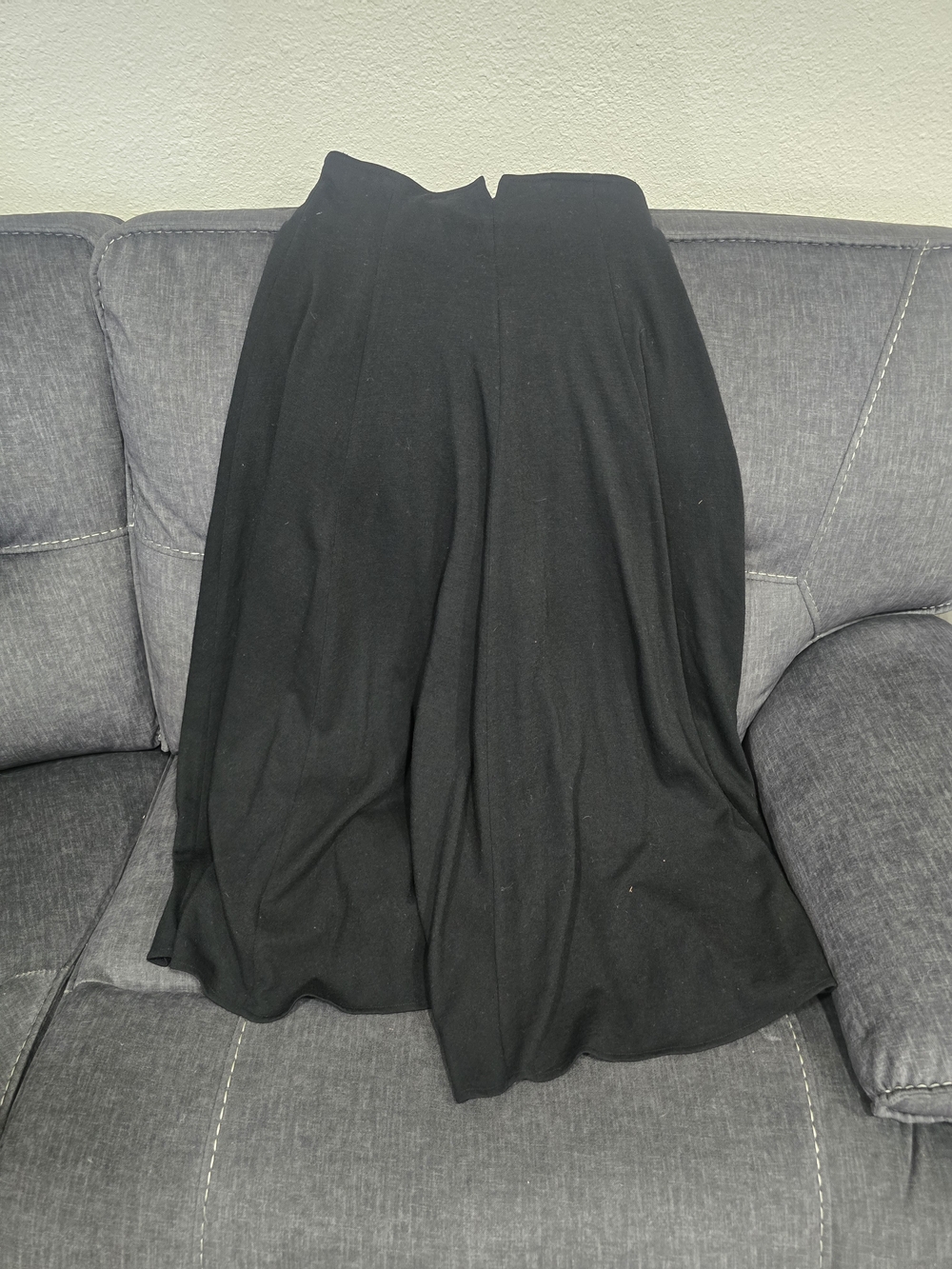 Classic Black A-Line Midi Skirt Carole Little